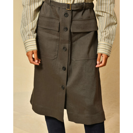 Robe en lin et viscose Lorena Antoniazzi