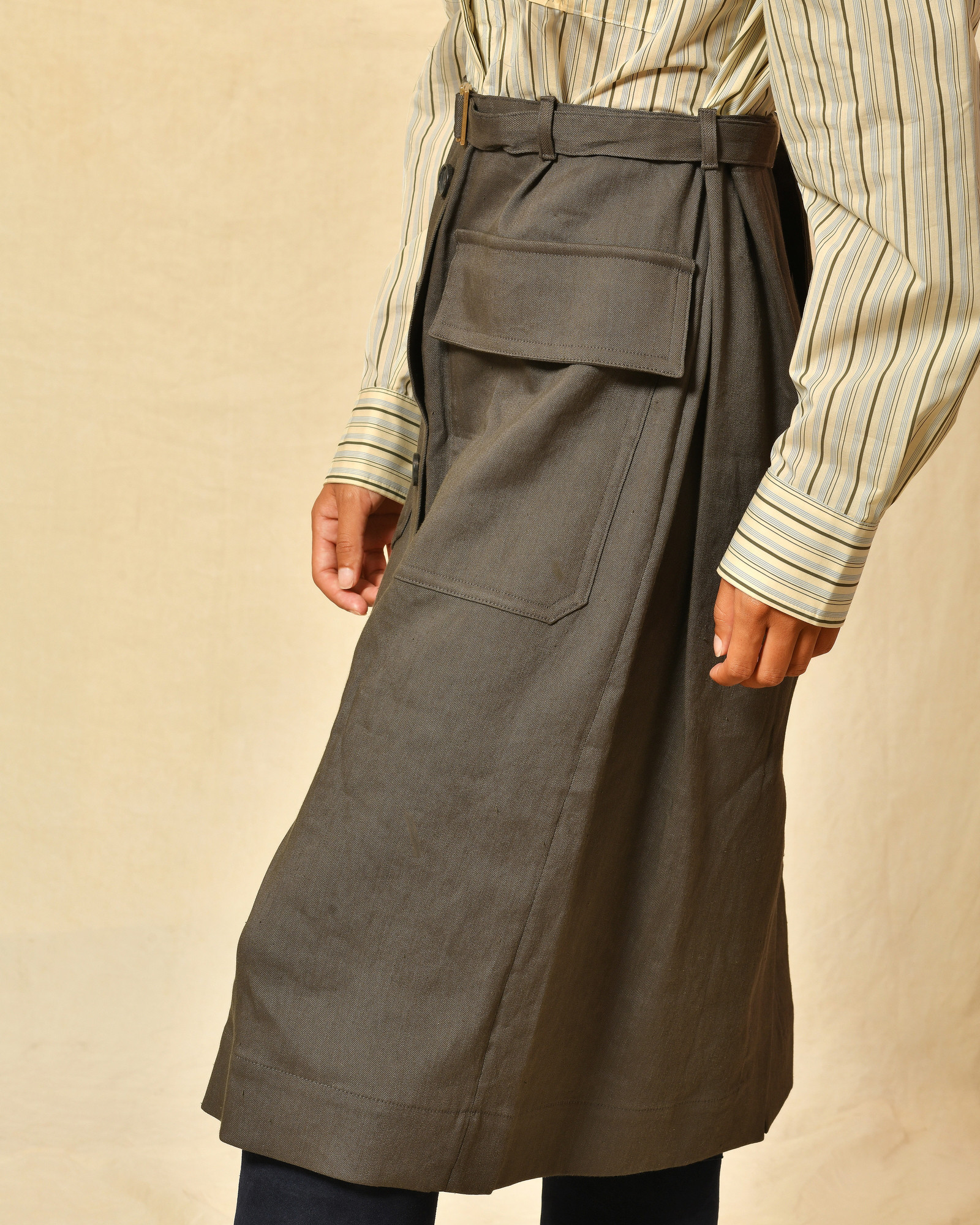 Robe en lin et viscose Lorena Antoniazzi