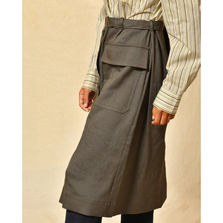 Robe en lin et viscose Lorena Antoniazzi