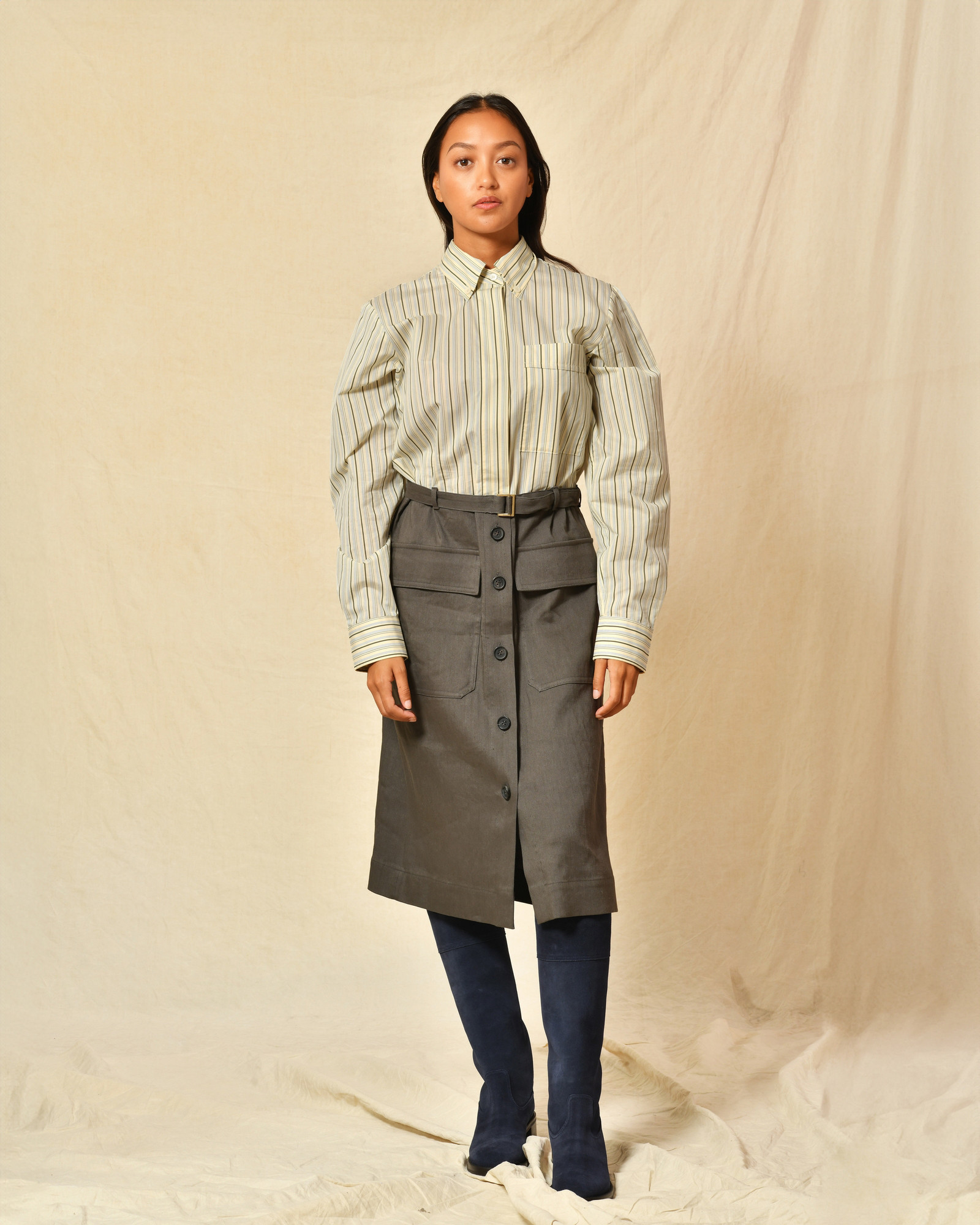 Robe en lin et viscose Lorena Antoniazzi