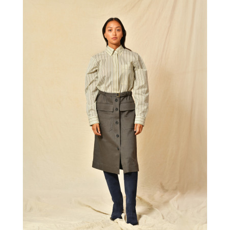 Robe en lin et viscose Lorena Antoniazzi