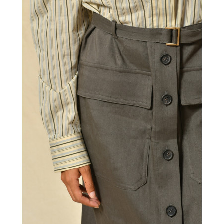 Robe en lin et viscose Lorena Antoniazzi