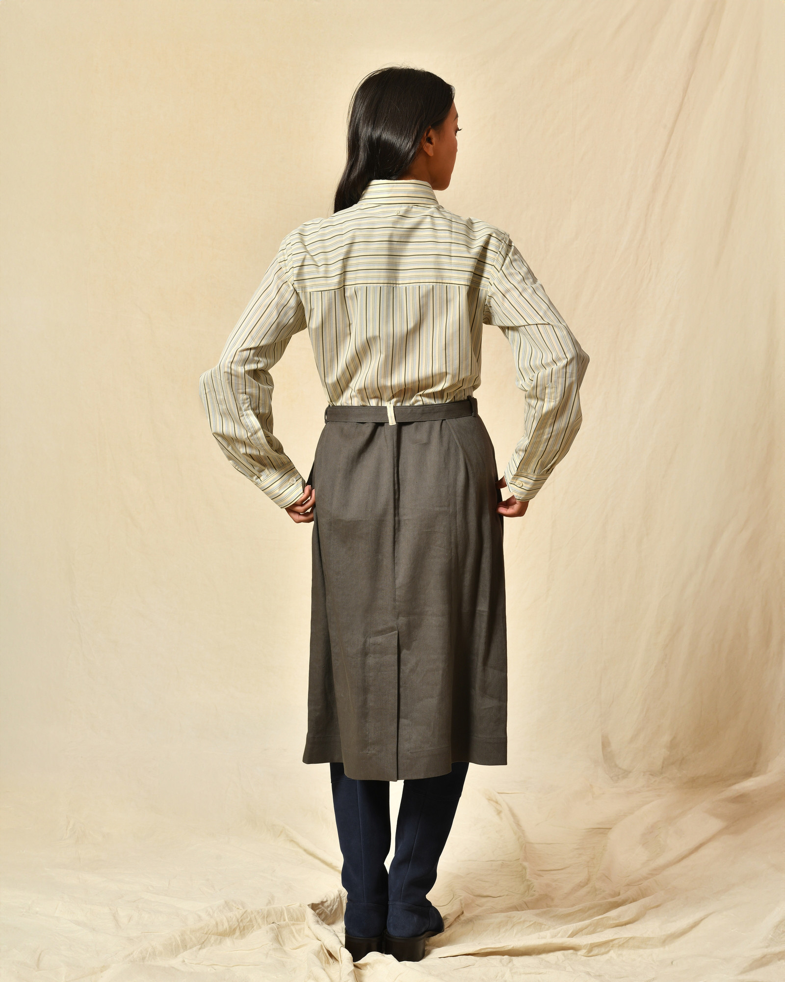 Robe en lin et viscose Lorena Antoniazzi