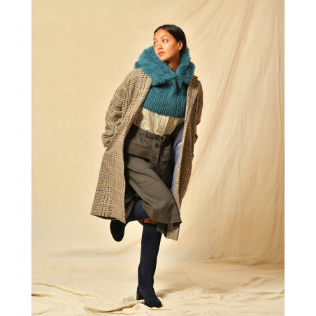 Robe en lin et viscose Lorena Antoniazzi