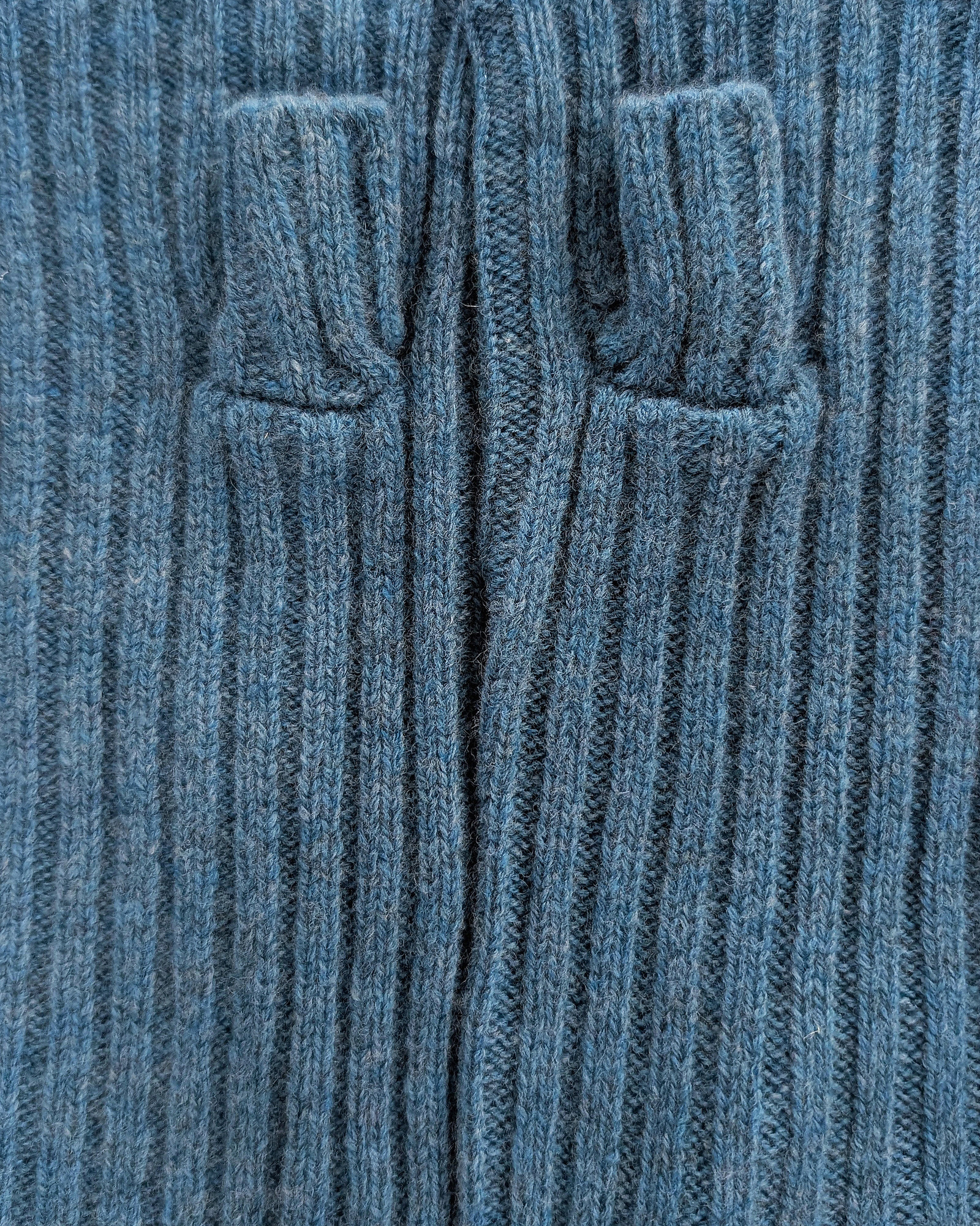 Mitaines en laine bleu Bella Jones