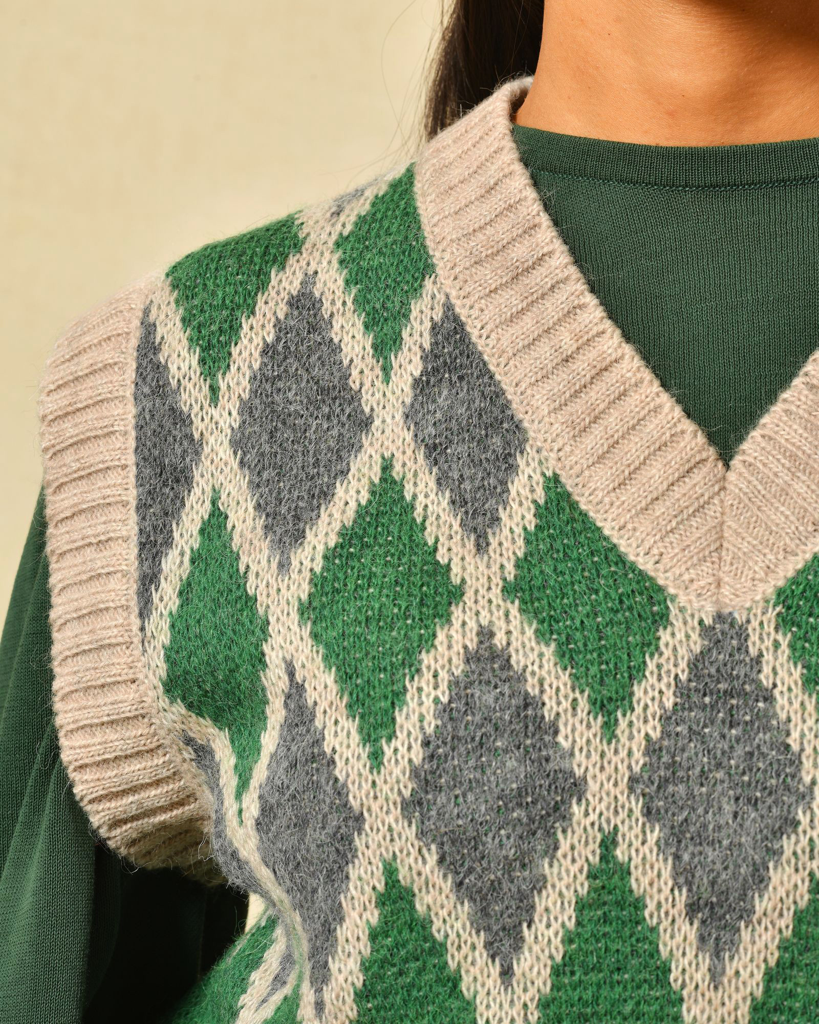 Pull sans manches à moti Diega