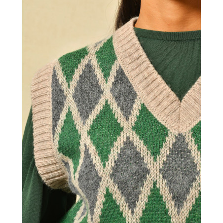 Pull sans manches à moti Diega