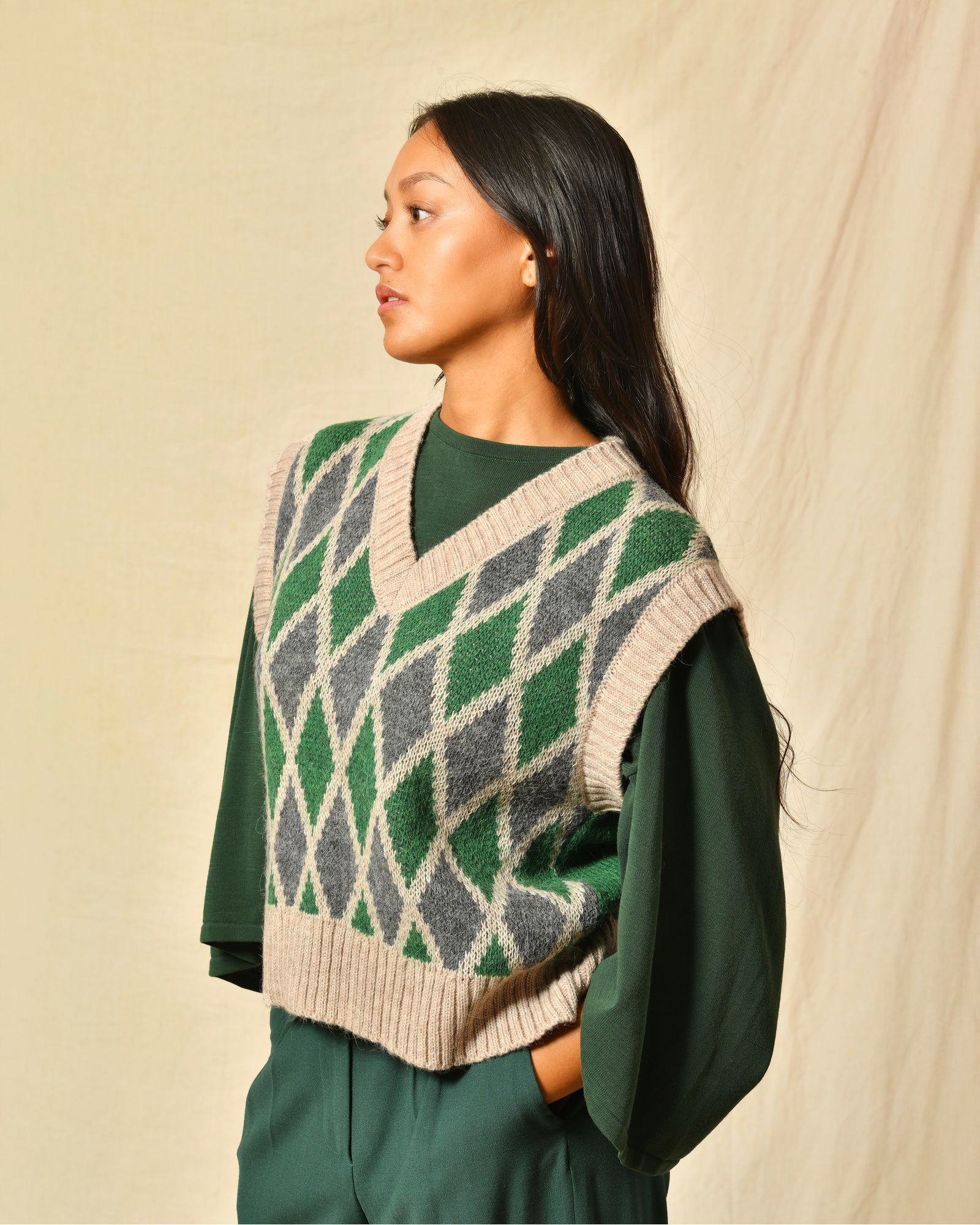 Pull sans manches à moti Diega