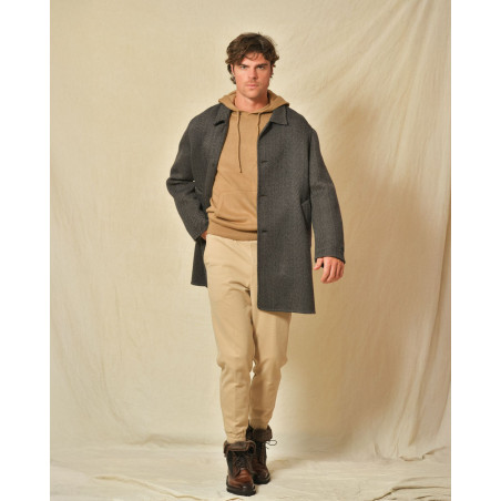 Trench en laine marron Manzoni 24