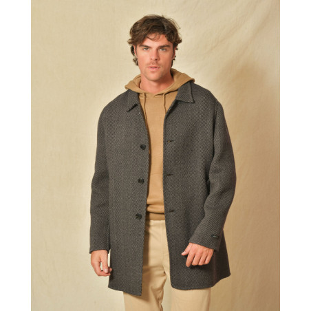 Trench en laine marron Manzoni 24