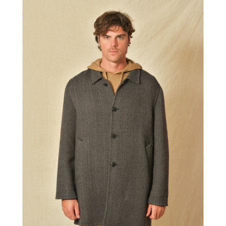 Trench en laine marron Manzoni 24