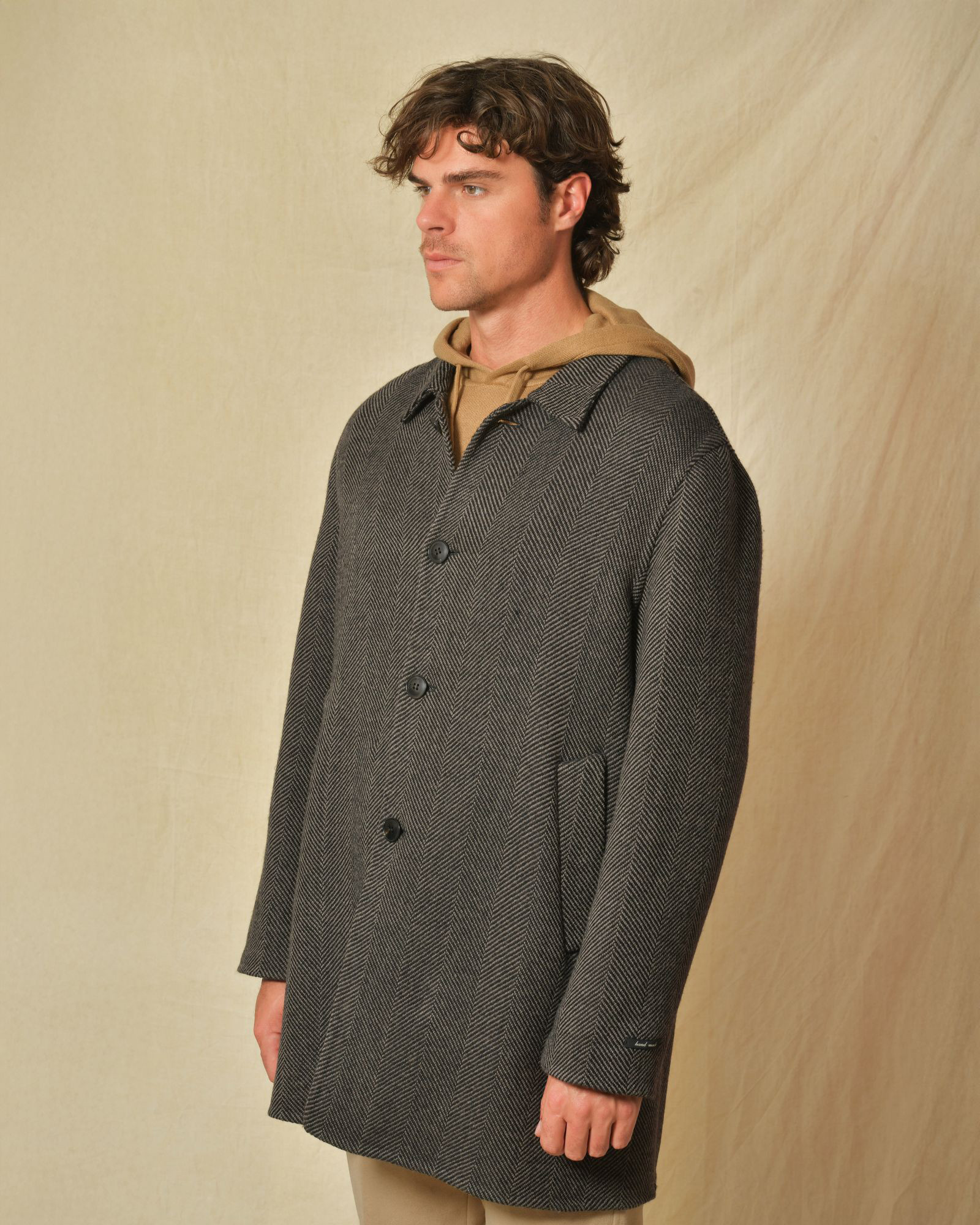 Trench en laine marron Manzoni 24