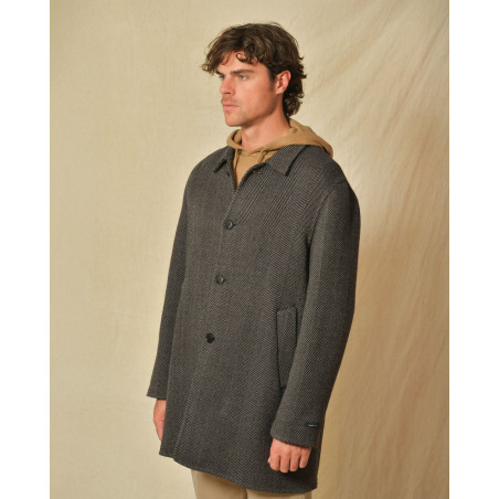 Trench en laine marron Manzoni 24