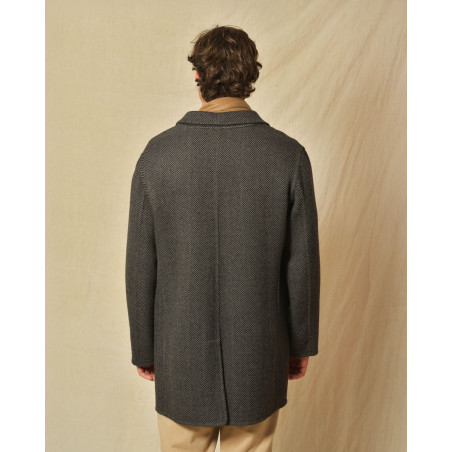 Trench en laine marron Manzoni 24