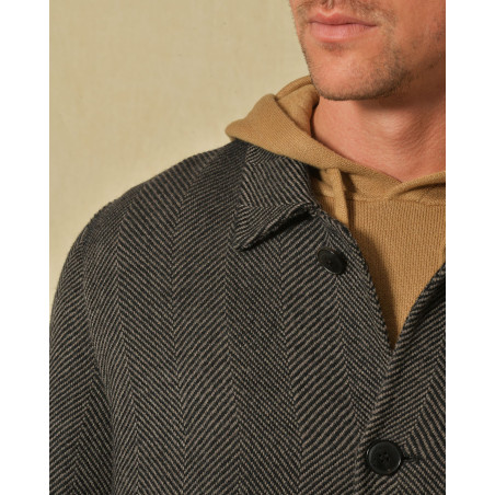 Trench en laine marron Manzoni 24