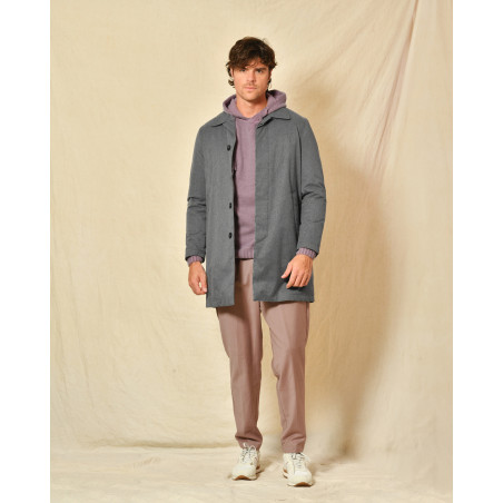 Pull en laine à capuche violet Outfit