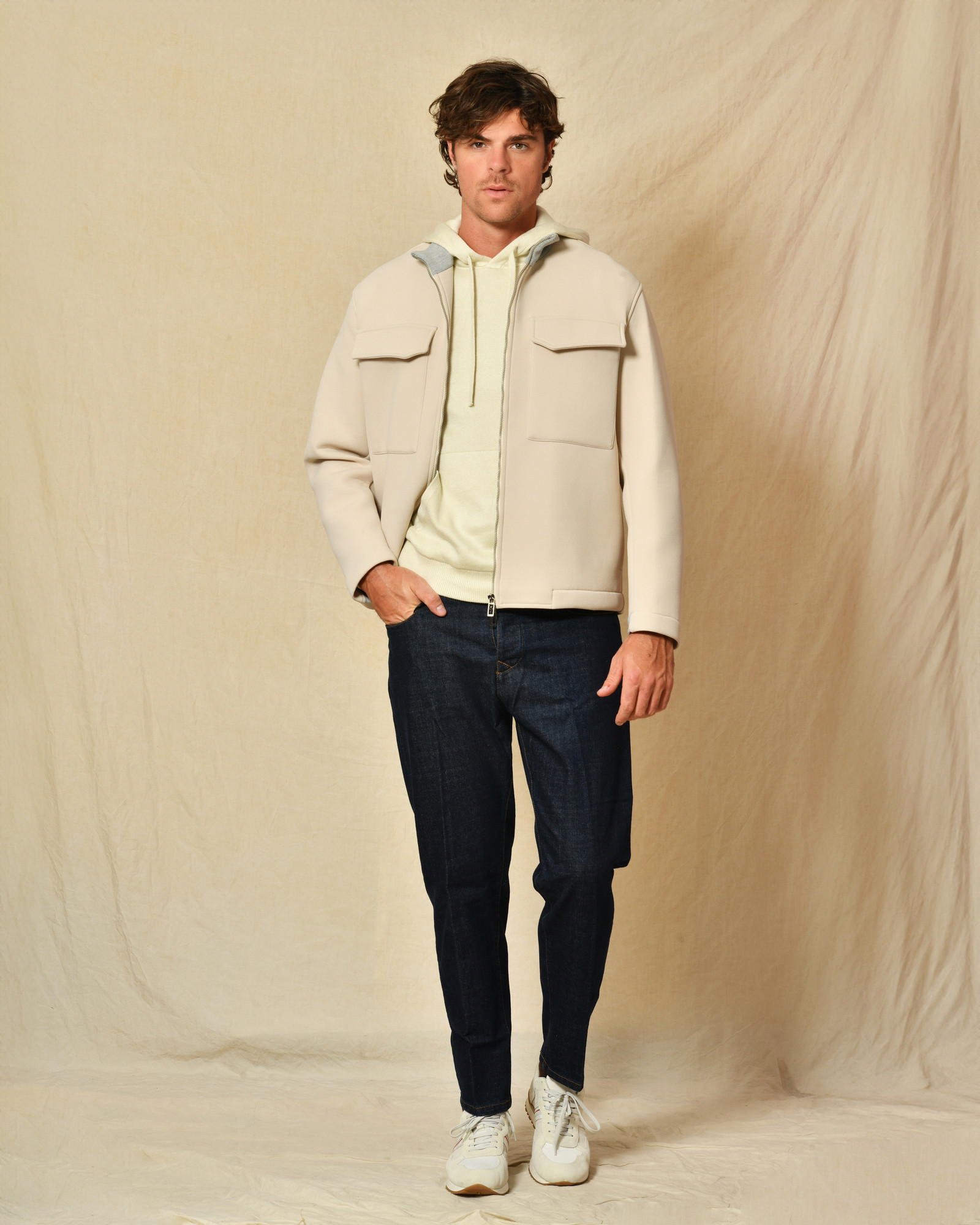 Jean en coton bleu Outfit