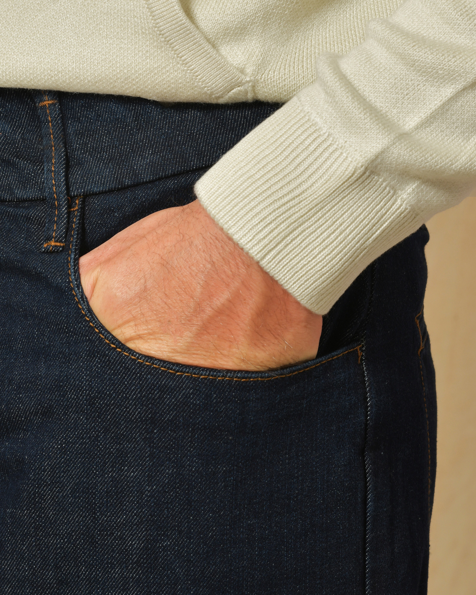 Jean en coton bleu Outfit