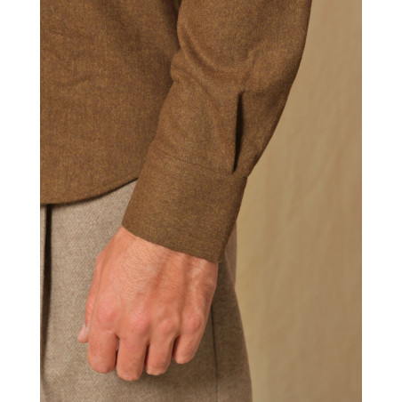 Chemise en laine marron Blue Industry