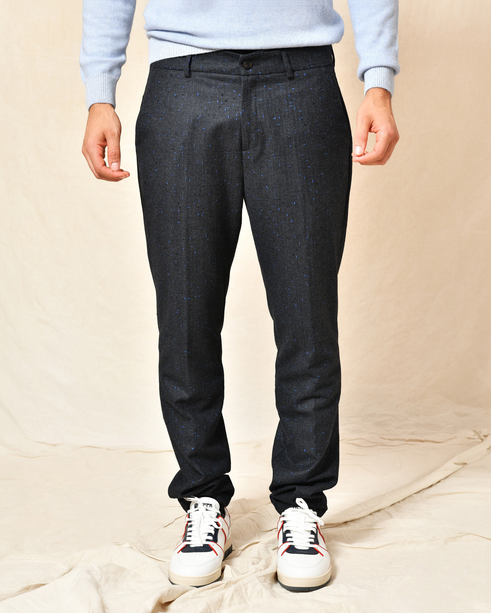 Pantalon en laine mélangée Cruna