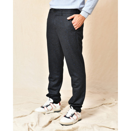 Pantalon en laine mélangée Cruna