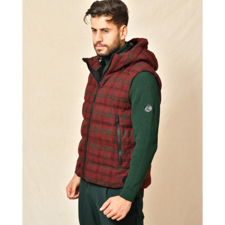 Doudoune à carreaux sans manches People Of Shibuya