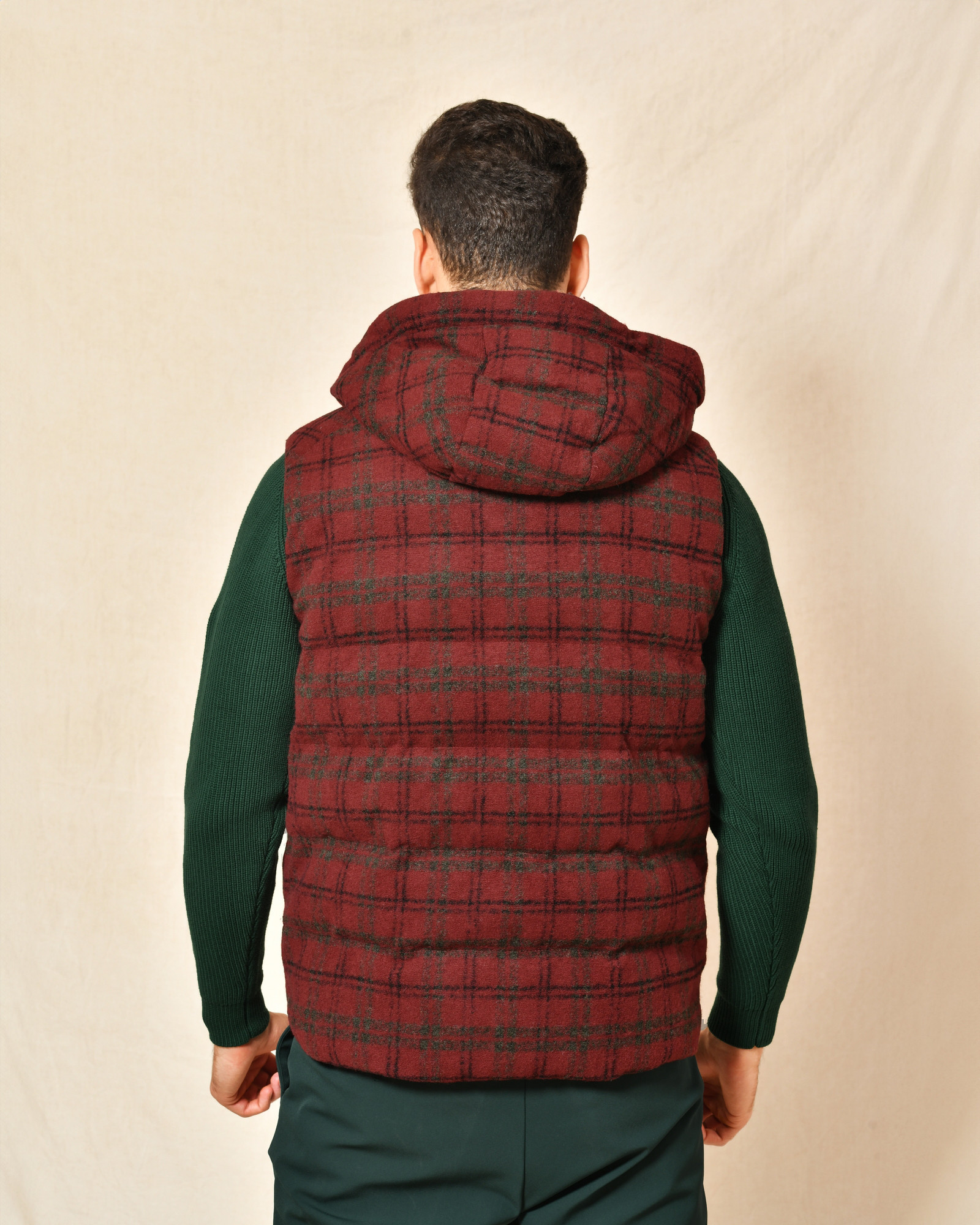 Doudoune à carreaux sans manches People Of Shibuya