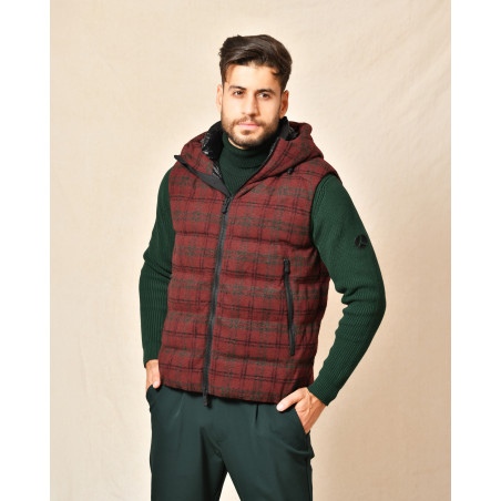 Doudoune à carreaux sans manches People Of Shibuya