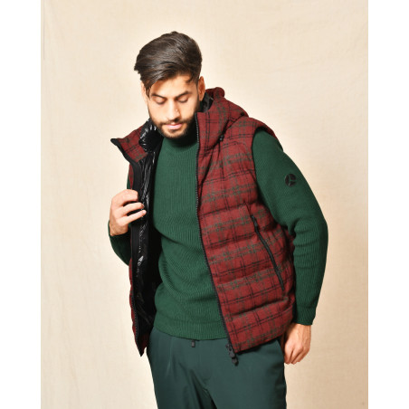 Doudoune à carreaux sans manches People Of Shibuya