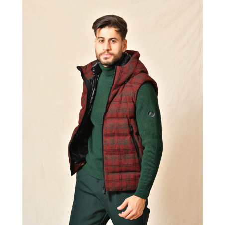 Doudoune à carreaux sans manches People Of Shibuya