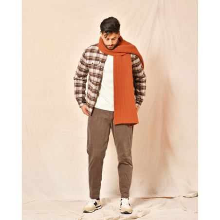 Pull col rond crème Outfit