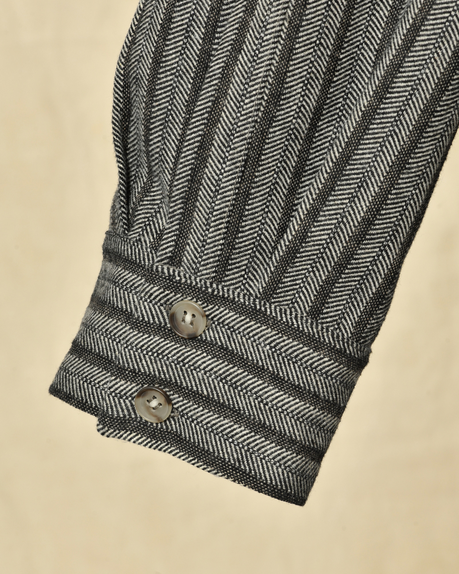 Chemise en coton taupe à rayures Malloni