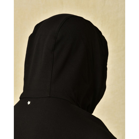 Robe  en coton noir sans manches Lorena Antoniazzi