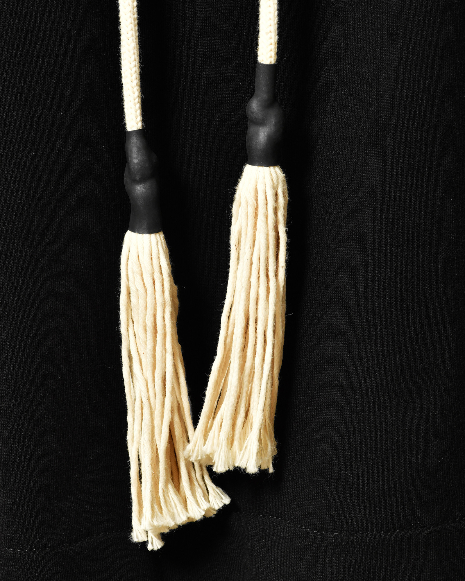 Robe  en coton noir sans manches Lorena Antoniazzi