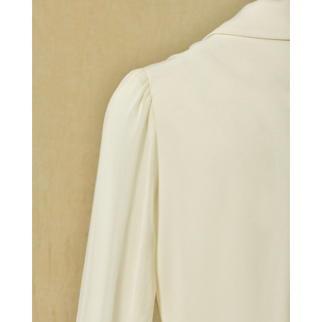 Combinaison écru à noeud Edward Achour