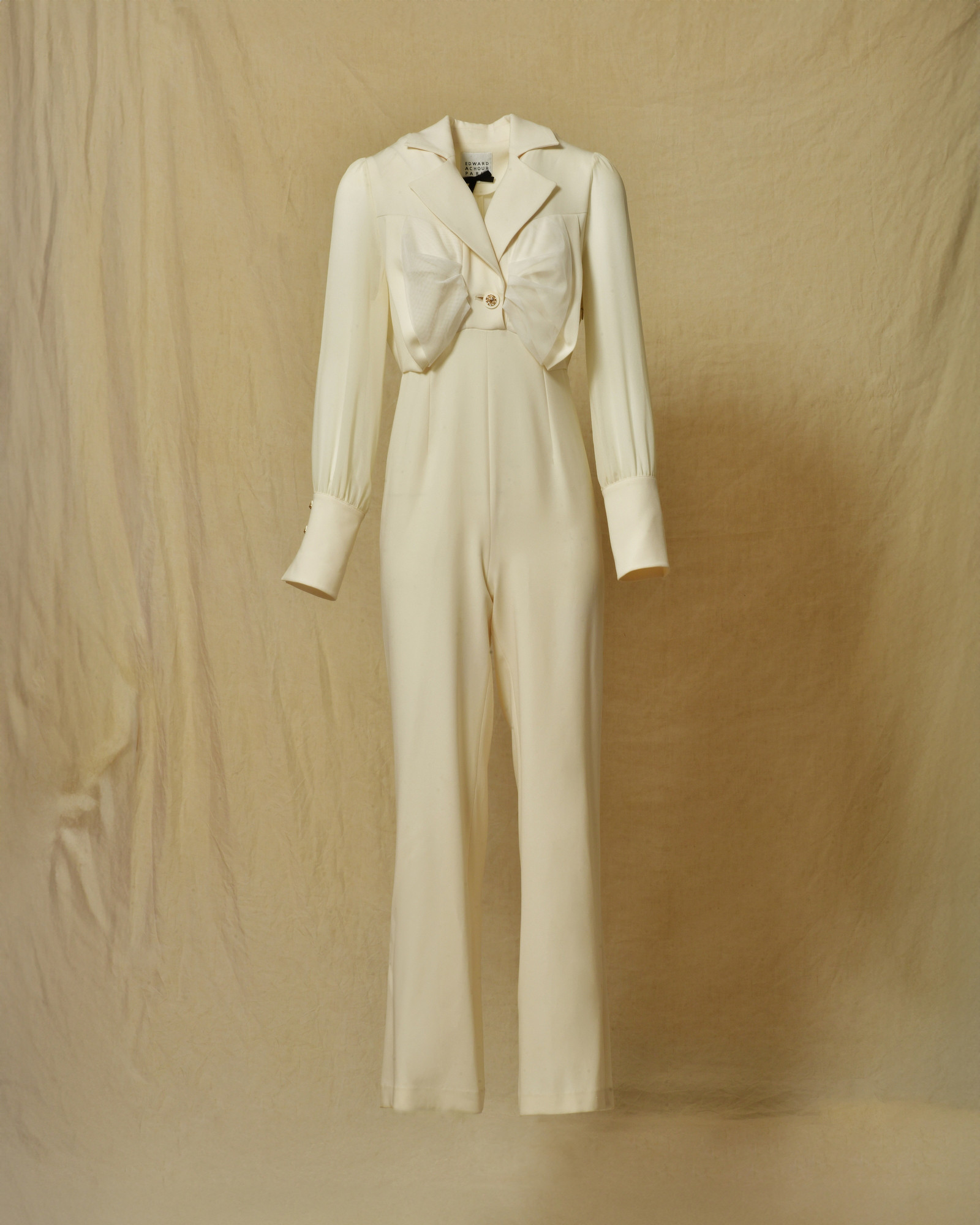 Combinaison écru à noeud Edward Achour