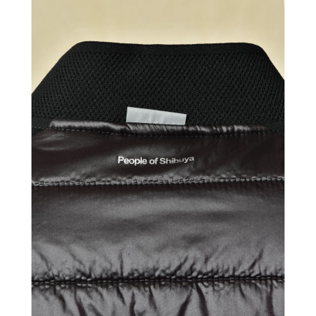 Veste bi-matière noire people Of Shibuya