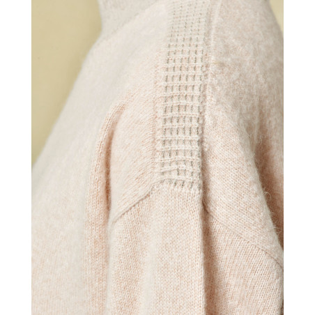 Robe en Laine, soie et cachemire beige Peserico