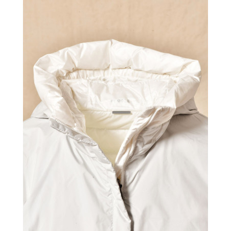 Doudoune réversible blanc/gris People Of Shibuya