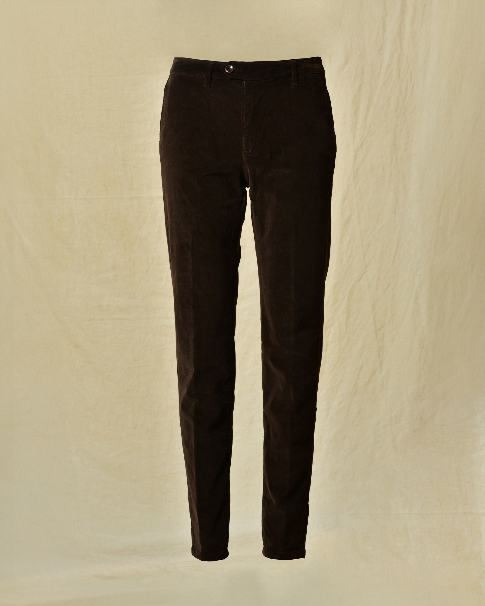 Pantalon en coton marron Re-Hash