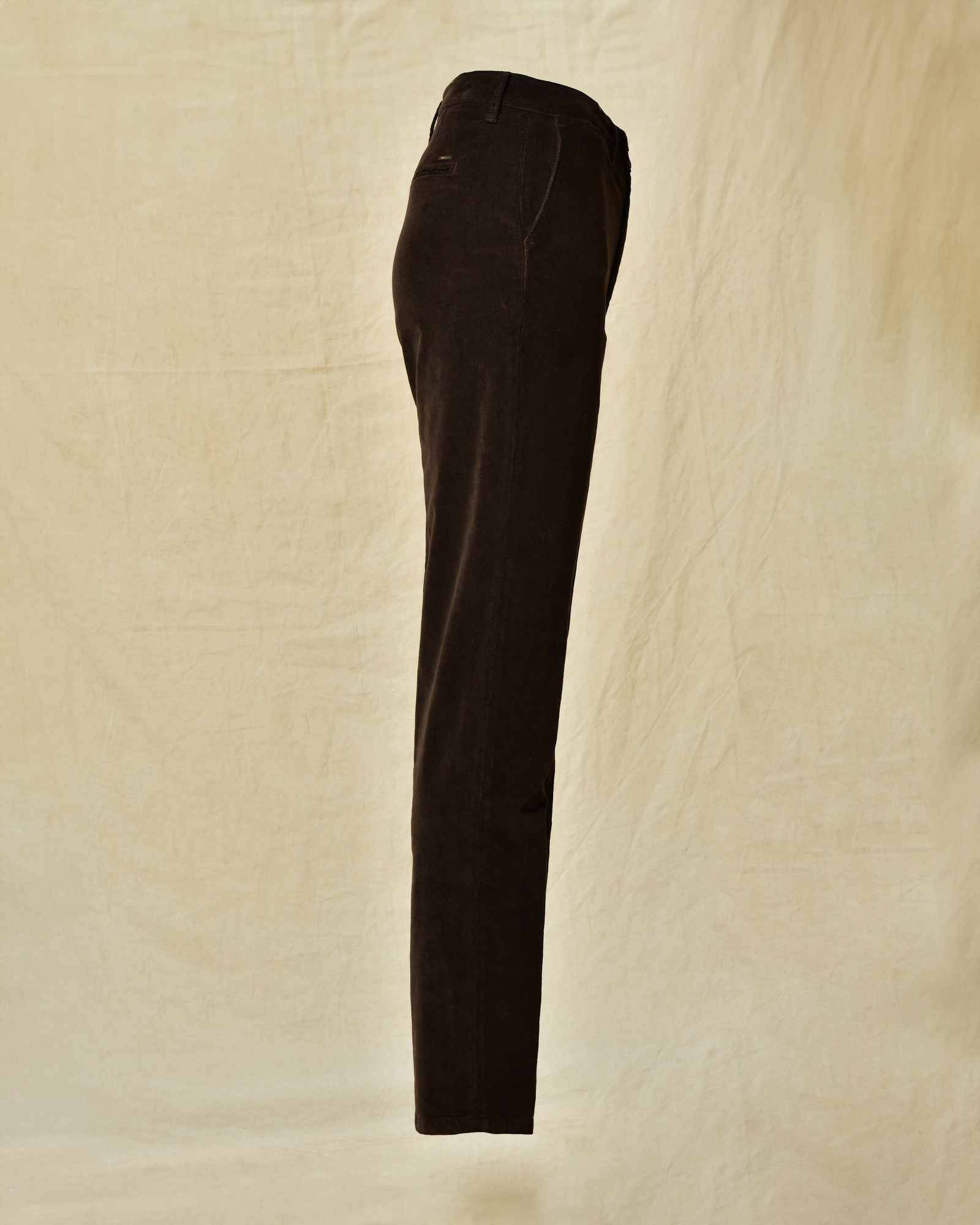 Pantalon en coton marron Re-Hash