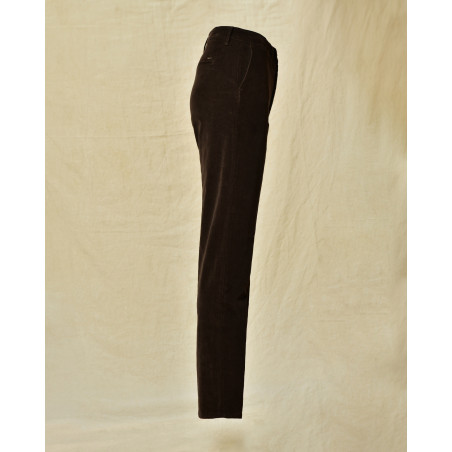 Pantalon en coton marron Re-Hash