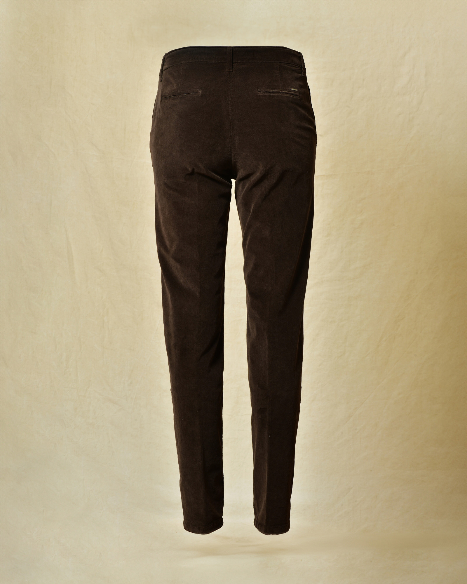 Pantalon en coton marron Re-Hash