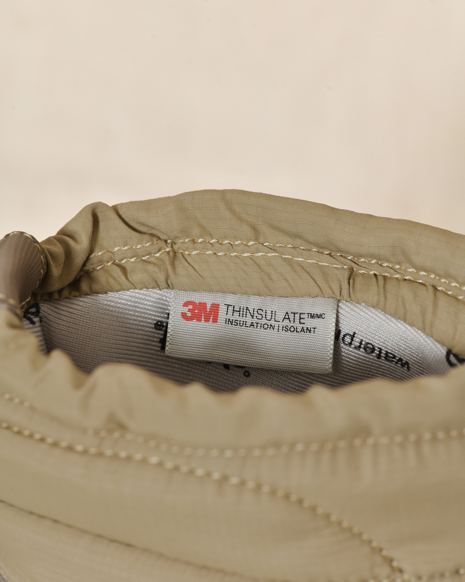 Boots en textile beige isolant Suicoke