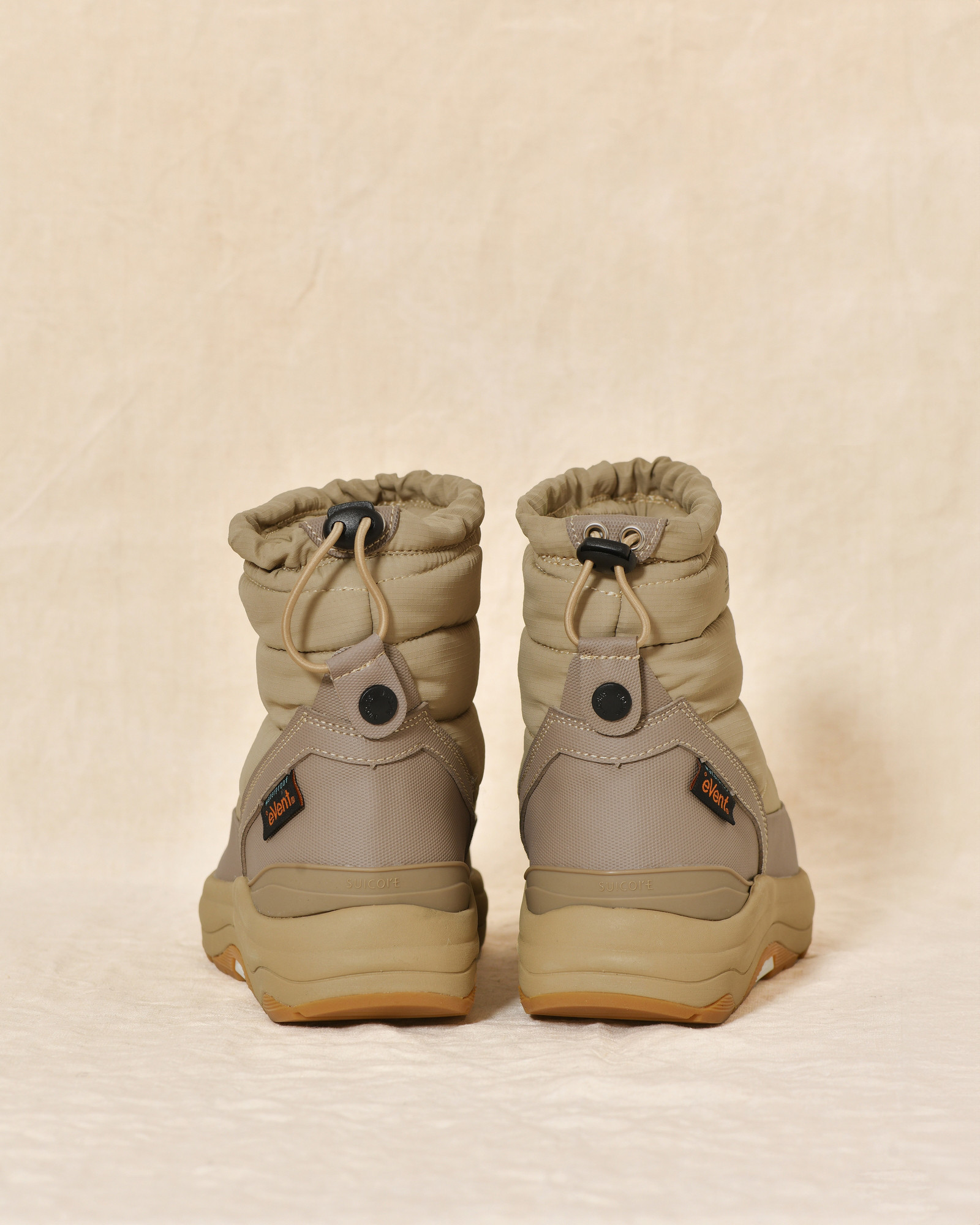 Boots en textile beige isolant Suicoke