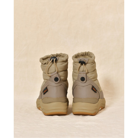 Boots en textile beige isolant Suicoke