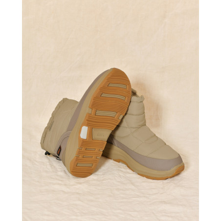 Boots en textile beige isolant Suicoke