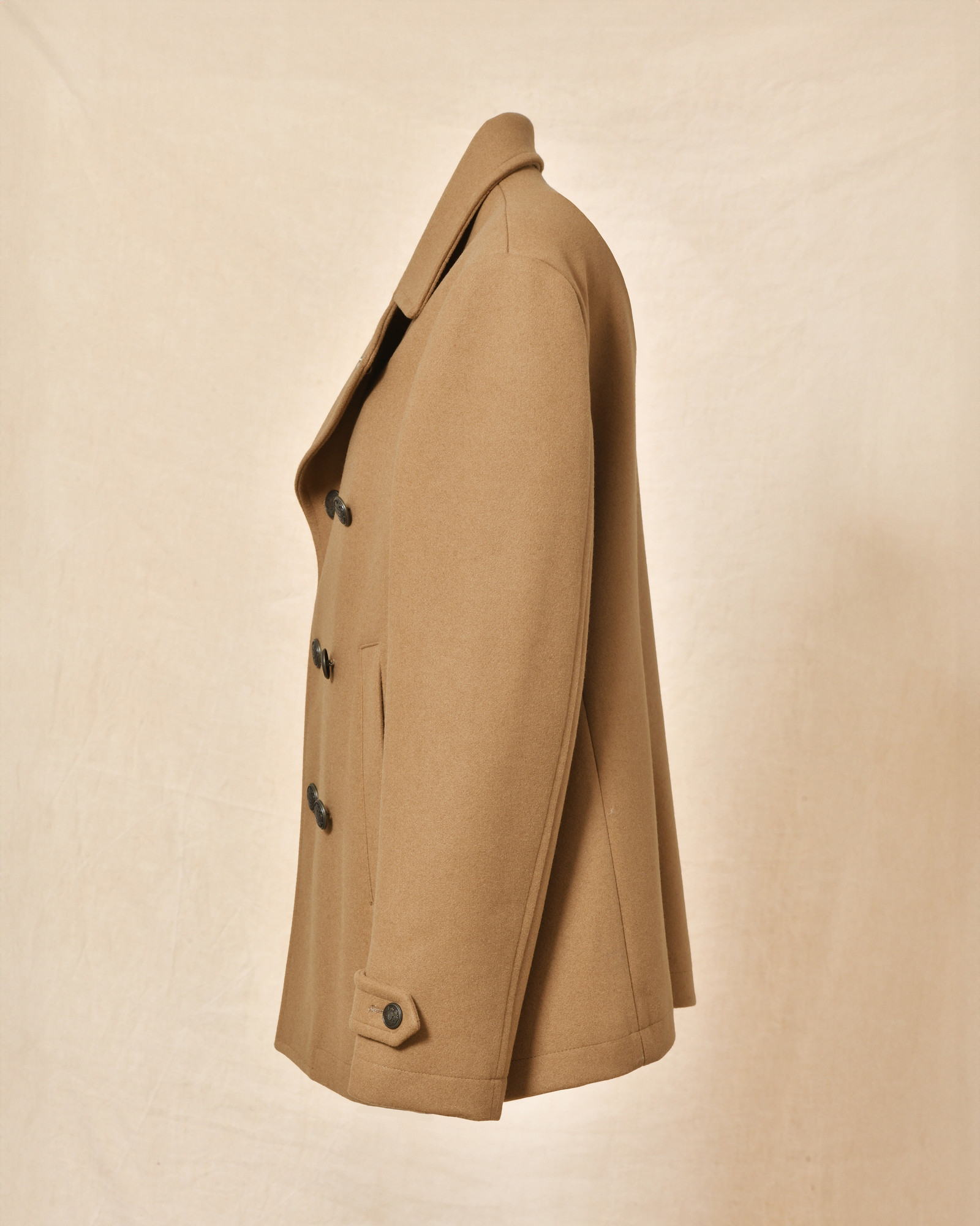 Caban croisé camel Berry & Brian