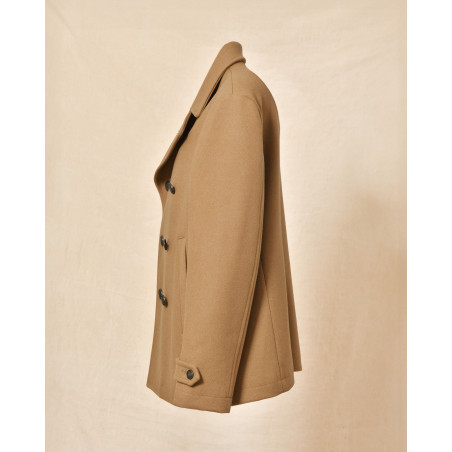 Caban croisé camel Berry & Brian