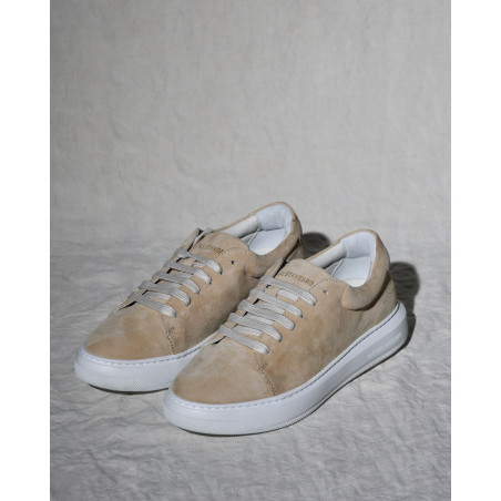 Baskets en daim beige National Standard